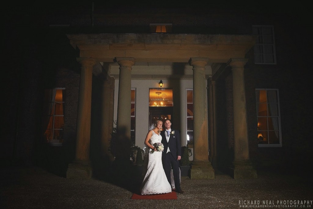 Wedding in Dinsdale - Solberge Hall reception