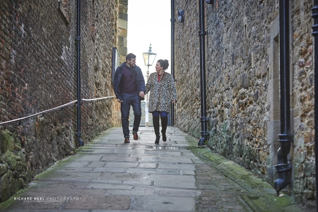 Durham city riverside engagement photos_7